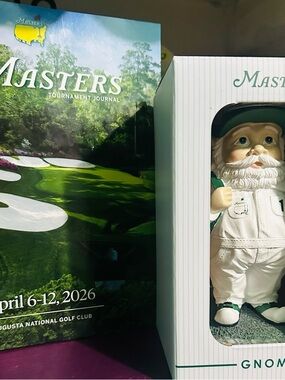 Masters Branded Tournament Journal with White Gnome Figurine